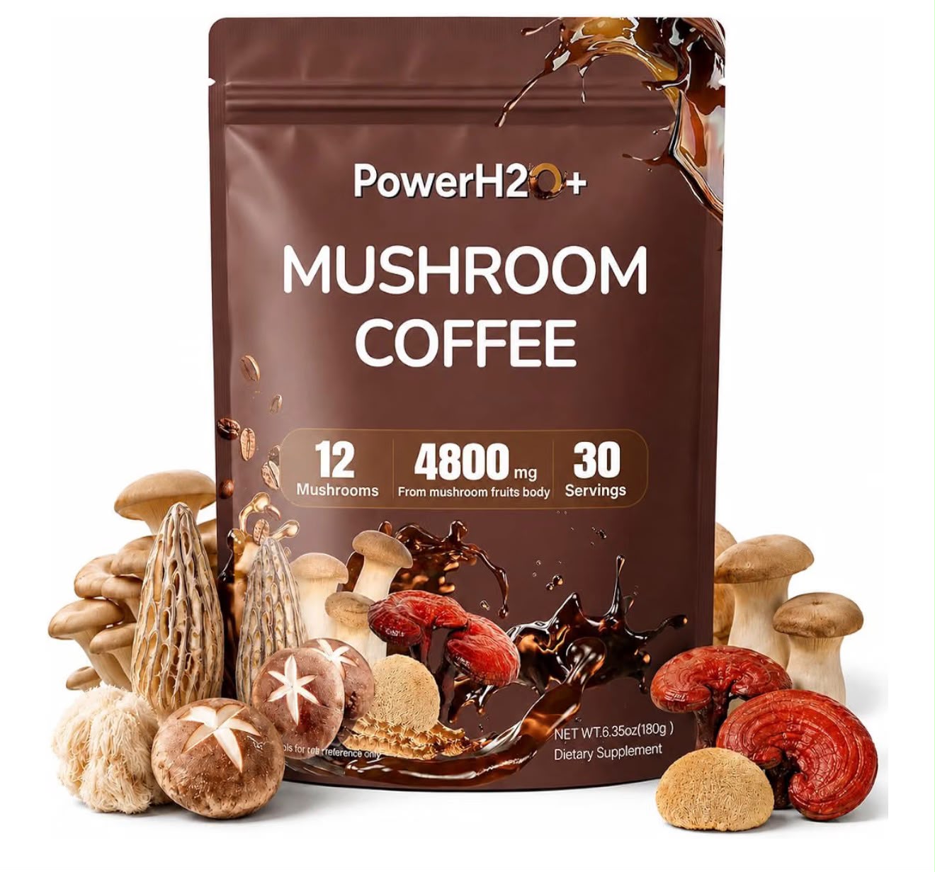 PowerH2O Mushroom Coffee